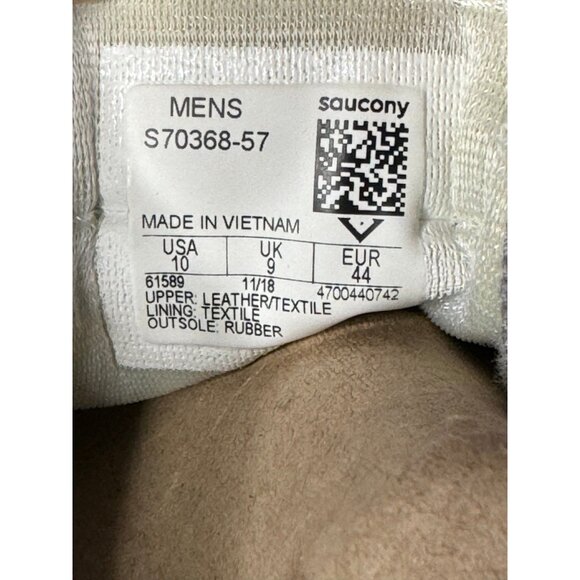 Mens 10 Saucony Original Jazz Vintage Green Grey Lifestyle Shoes S70368-57 - Picture 8 of 8